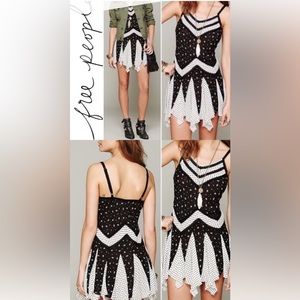 EUC Free People In & Out Ditsy Floral drop waist dress - small